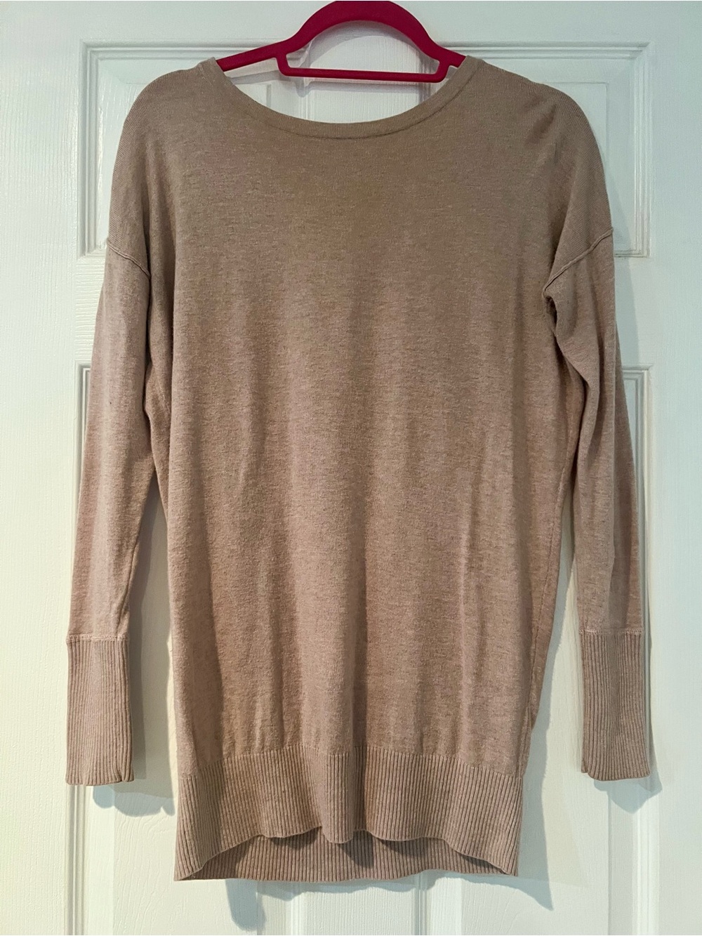 ruby moon Neutral Beige Crewneck Sweater